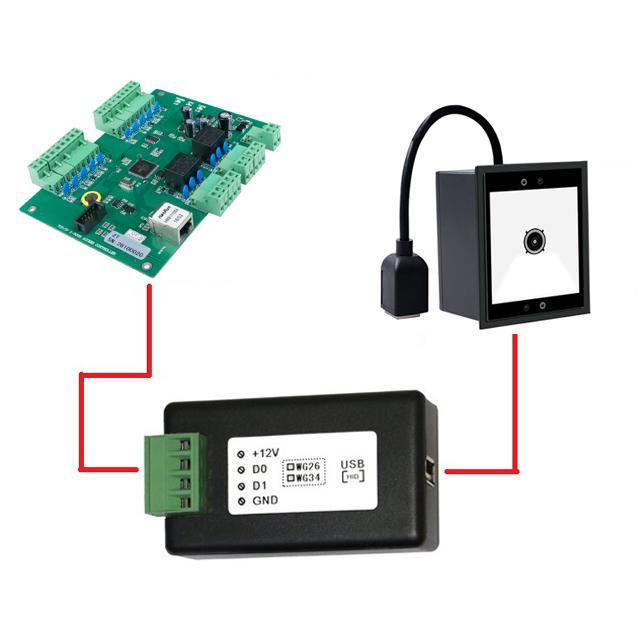 USB HID to Wiegand converter